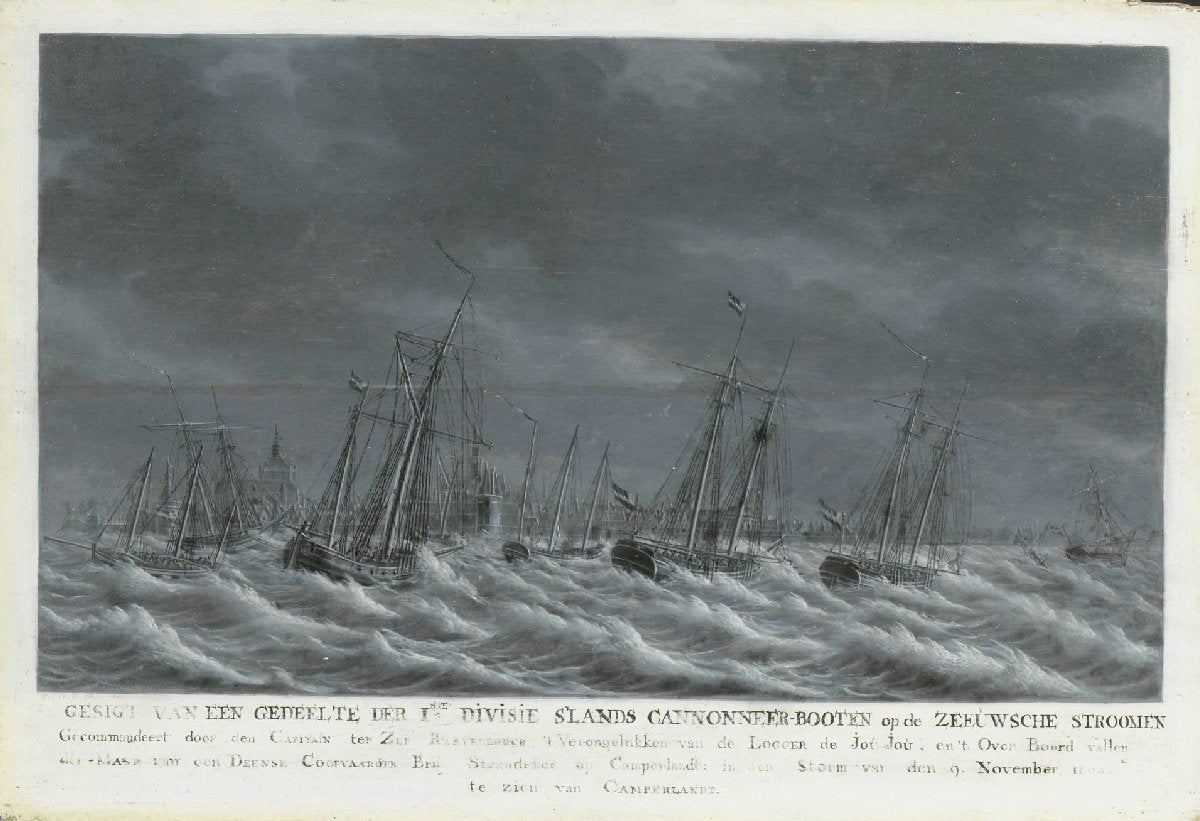 The Batavian Fleet off Veere, 1800