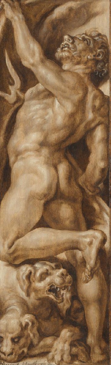 Triumph over Evil: Samson Rending the Lion | Pluto and Cerberus