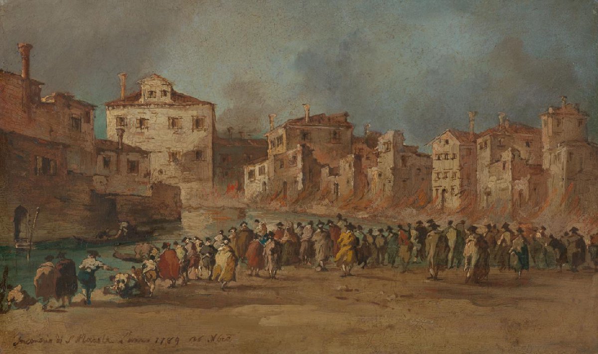 The Fire in the San Marcuola Quarter of Venice, 28 November 1789