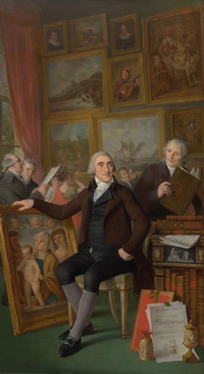 Portret van de verzamelaar Josephus Augustinus Brentano