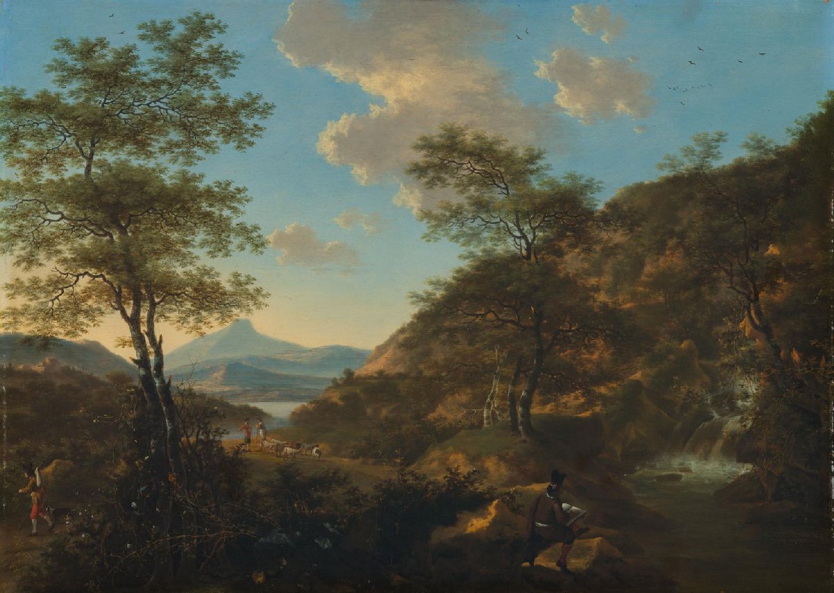 Italian Landscape with Draftsman