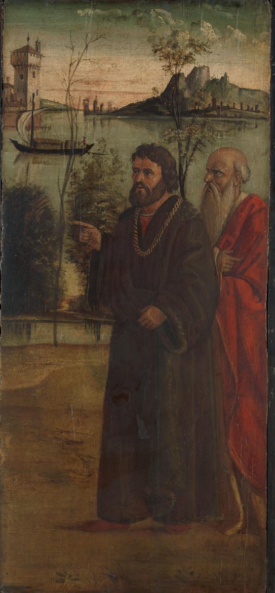 Two Men in a Landscape