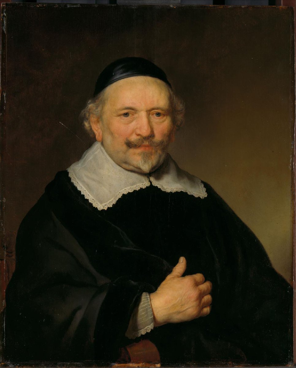 Portrait of a Man, probably Augustijn Wtenbogaert (1577-1655)