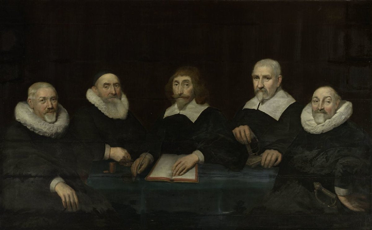 Portrait of the Regents of the House of Correction in Middelburg