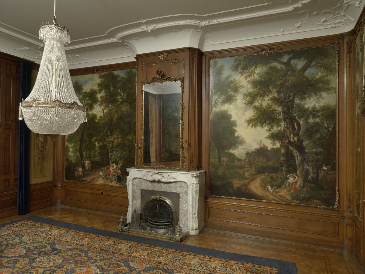 Betimmering en schilderingen Herengracht 524 te Amsterdam