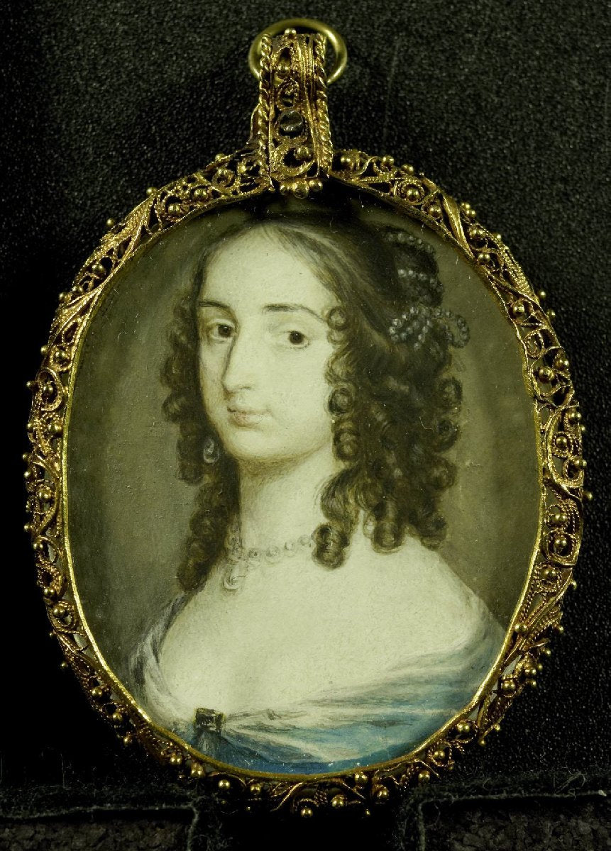 Portrait of Elizabeth (1618-80), Countess Palatine. Daughter of Frederik V, King of Bohemia, called the 'Winter King'