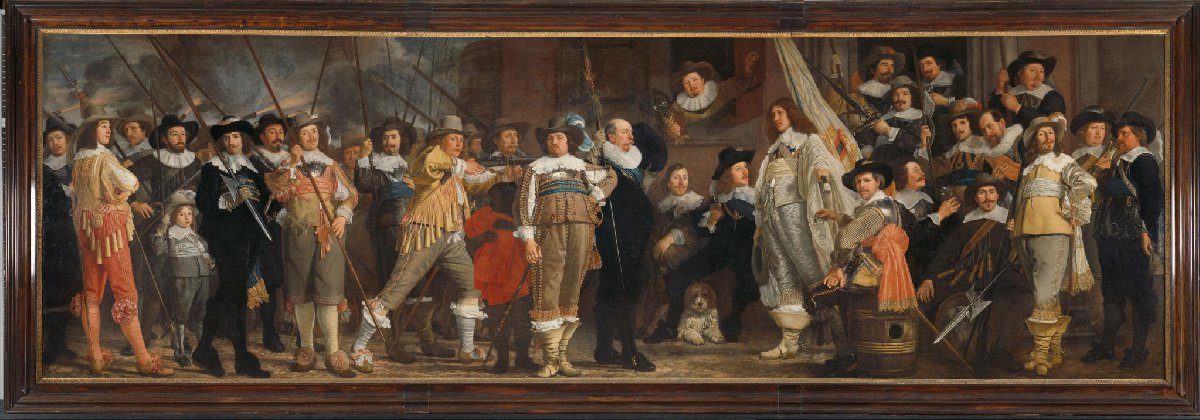 Schutters van wijk VIII in Amsterdam onder leiding van kapitein Roelof Bicker