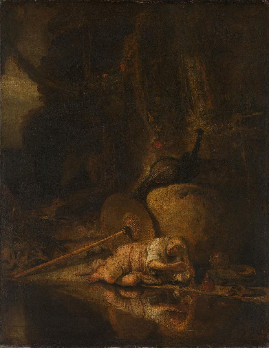 Hera Hiding during the Battle of the Gods and Giants
