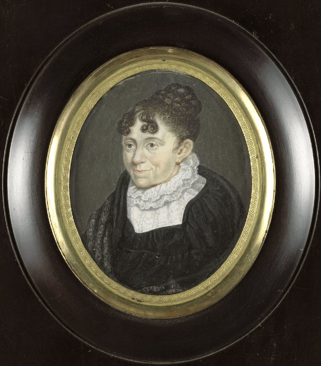 Portret van een oude dame