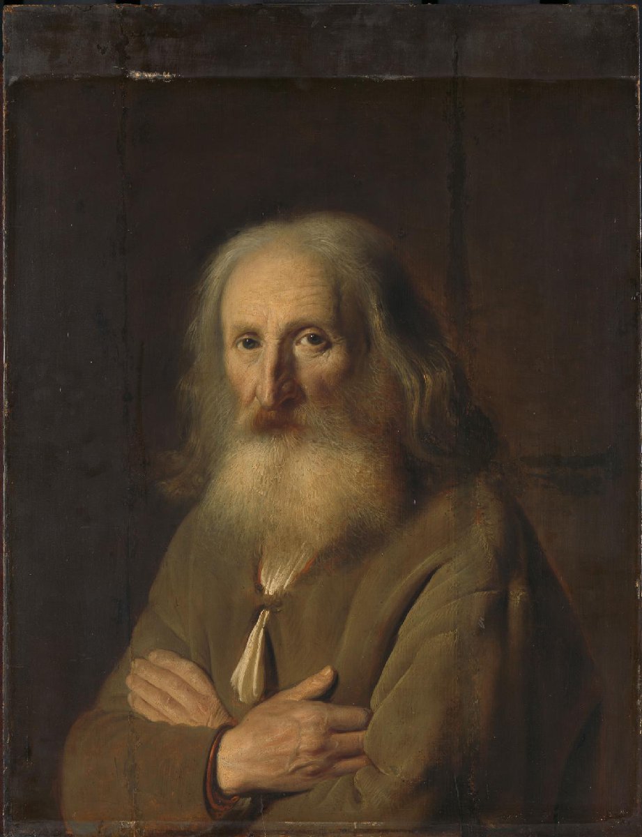 An Old Man with Folded Arms