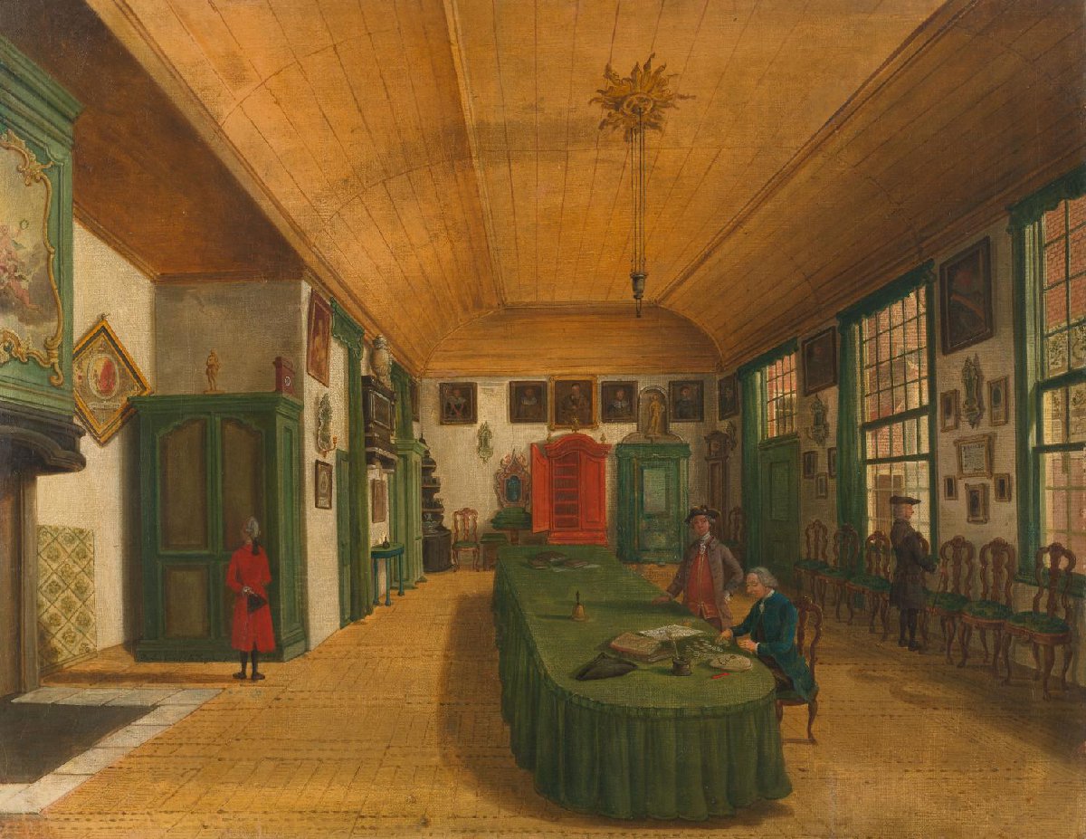 The Hall of the Artistic Society 'Kunst wordt door Arbeid verkregen' (Art is Acquired through Labor) in Leiden
