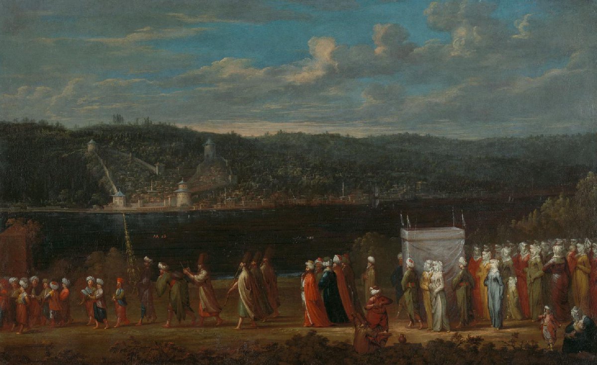 Wedding procession on the Bosphorus
