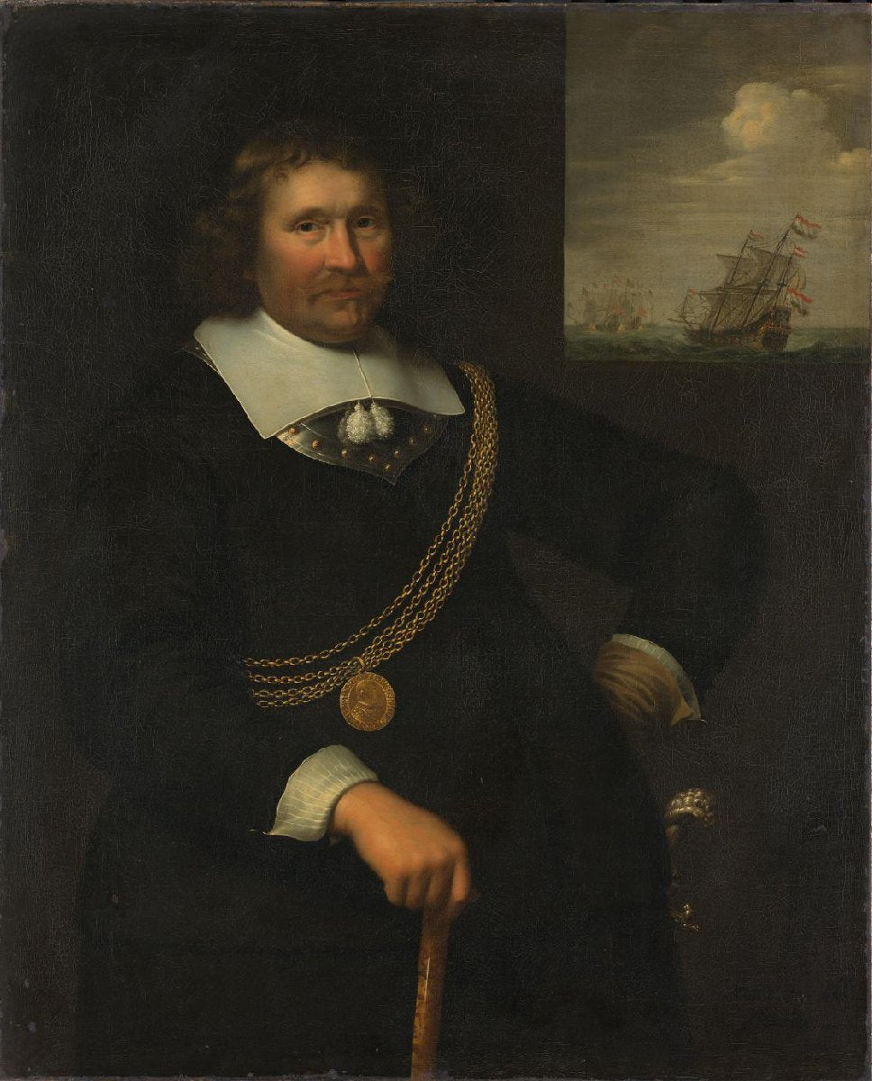 Portrait of Jan Cornelisz Meppel, Lieutenant-Admiral of Holland and West-Friesland