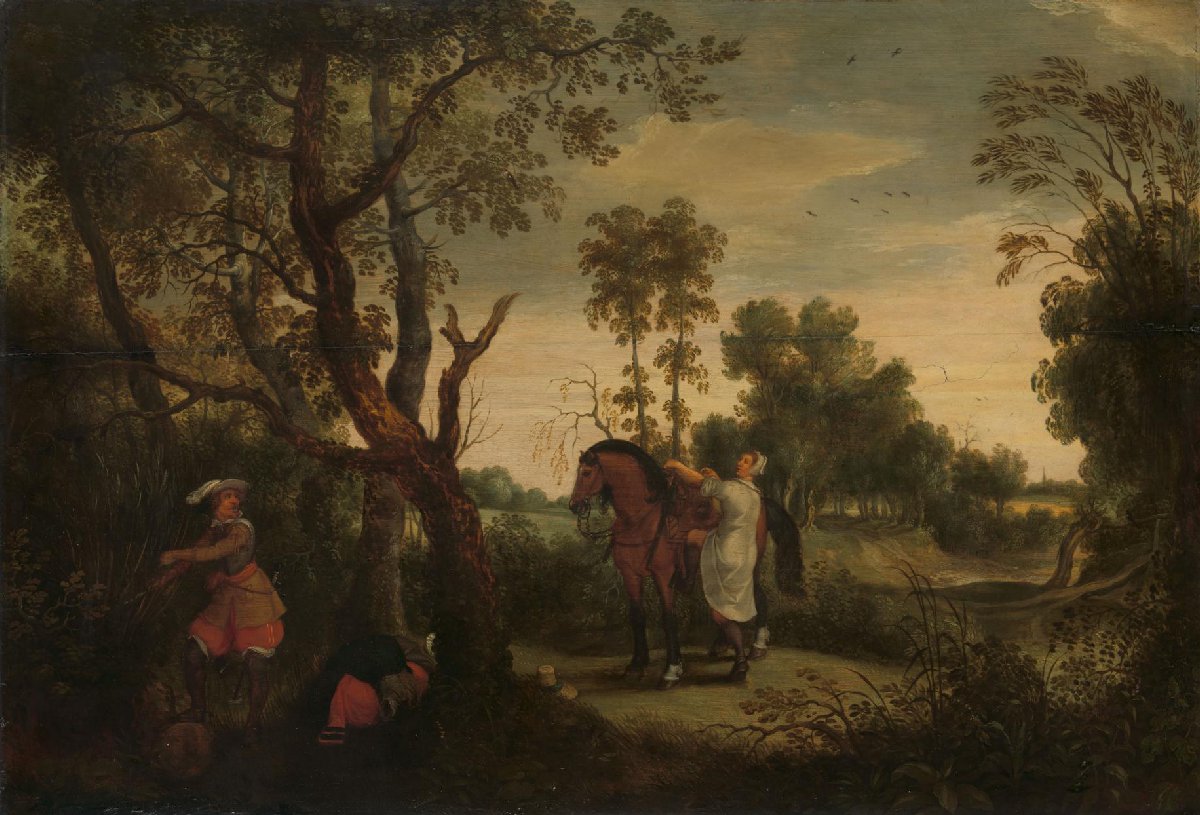 A Woman Mounts her Robber’s Horse: ‘De Gestrafte Rover’