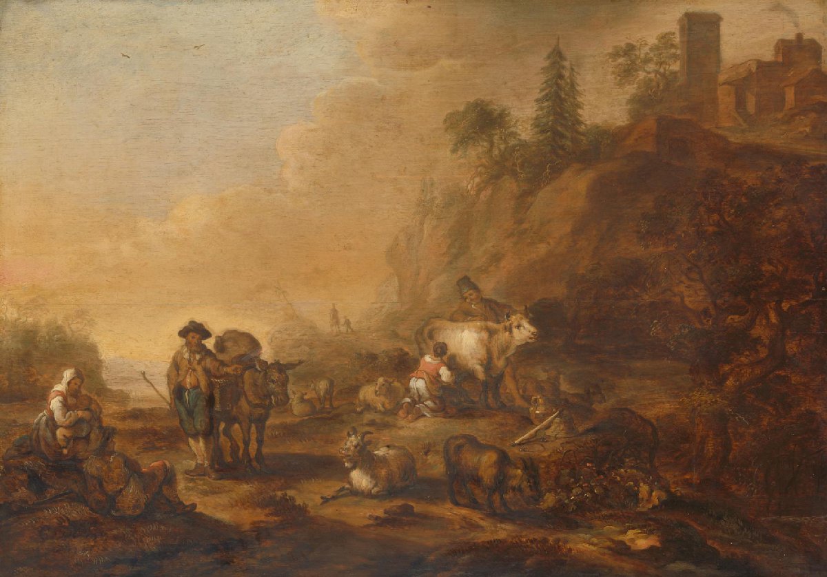 Landscape with Herdsmen and their Droves