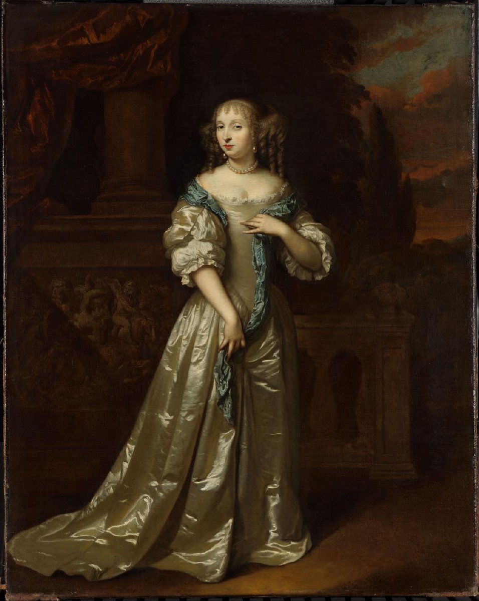 Portrait of Philippina Staunton, Wife of Roelof van Arkel (1632-1709), lord of Broeckhuijsen