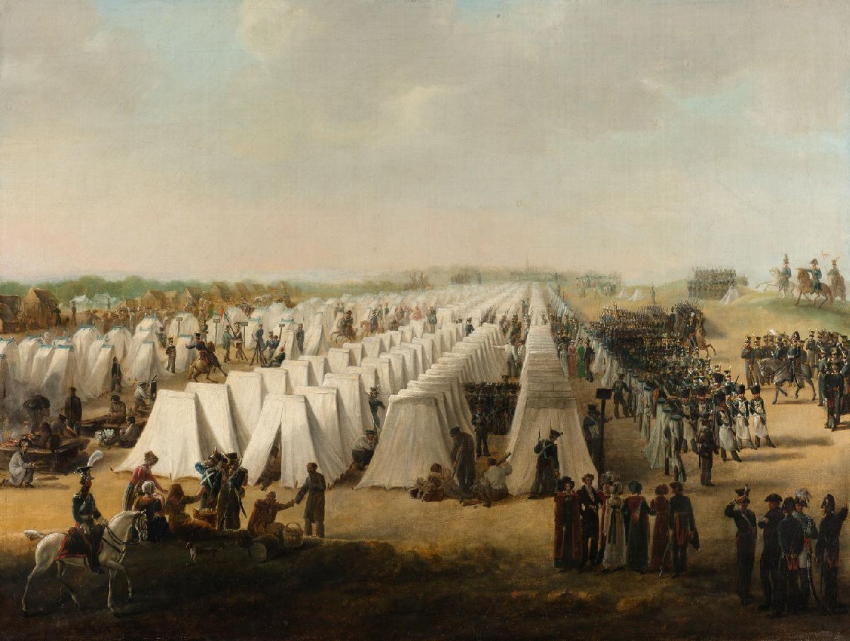 Het legerkamp in Rijen