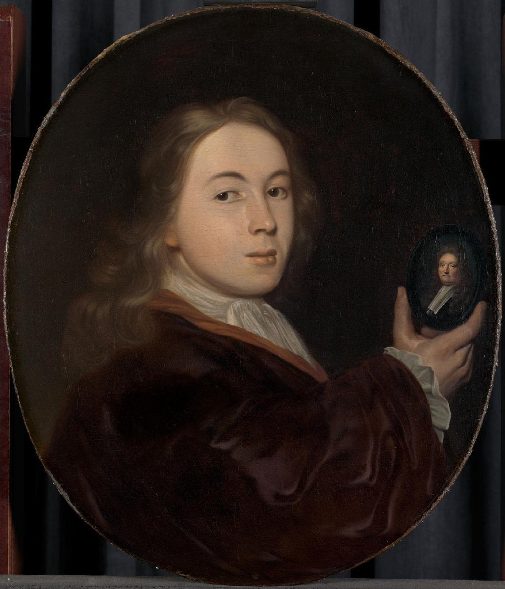 Johannes Bakhuysen (1683-1731). With a Miniature Portrait of his Father Ludolf