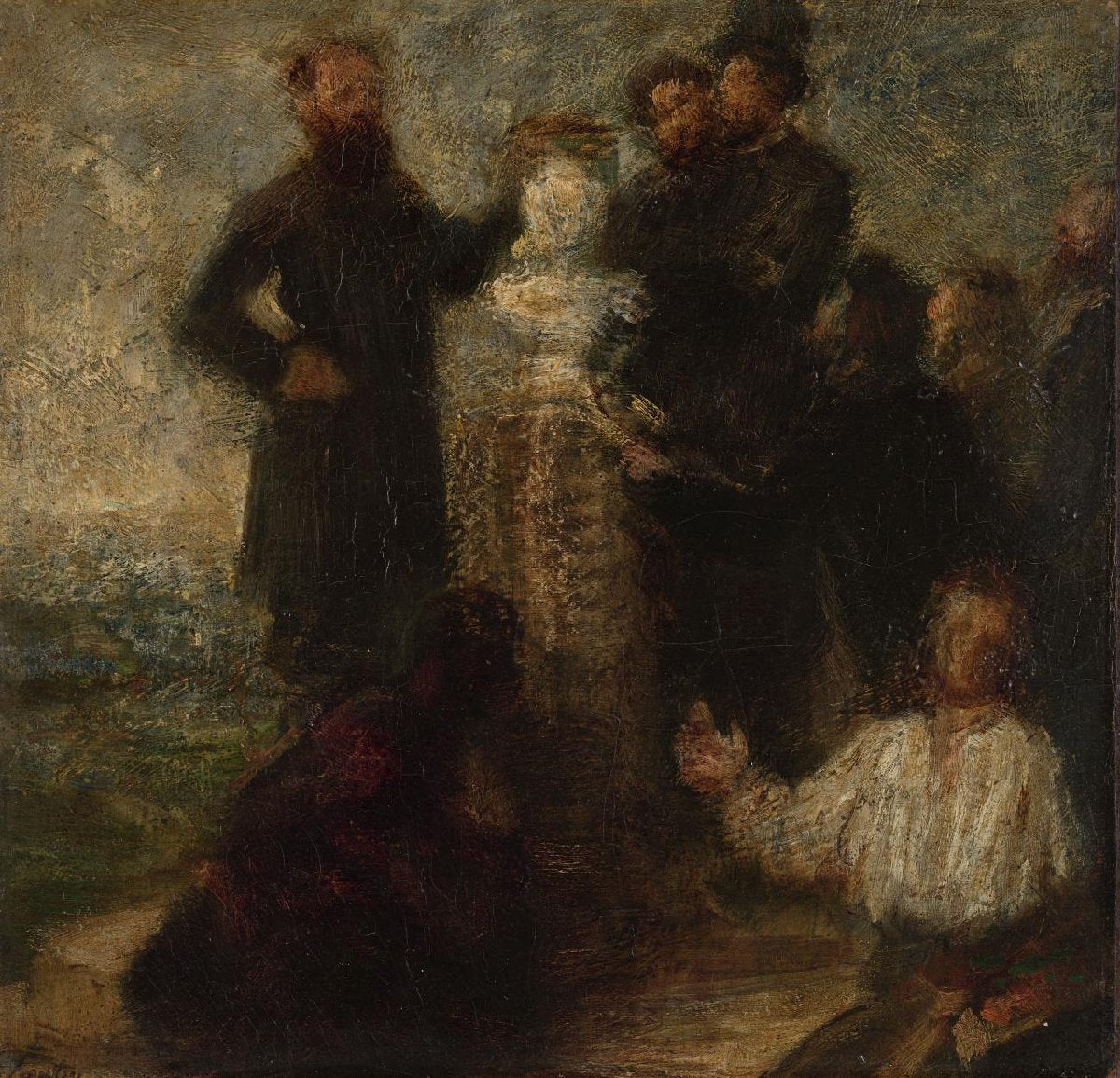 Esquisse pour l'Hommage à Delacroix