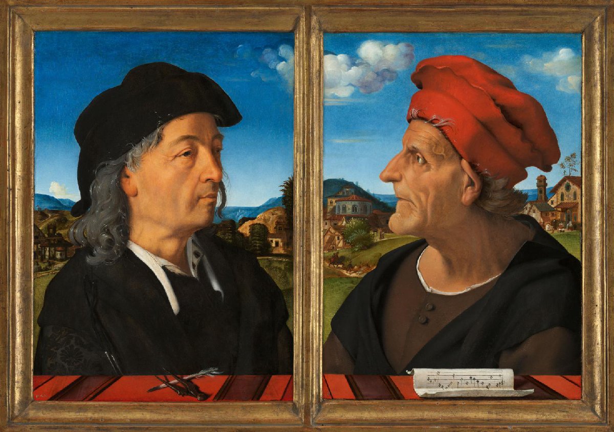 Portraits of Giuliano and Francesco Giamberti da Sangallo