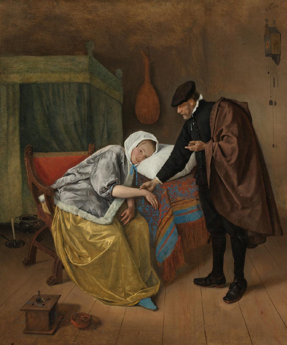 De zieke vrouw