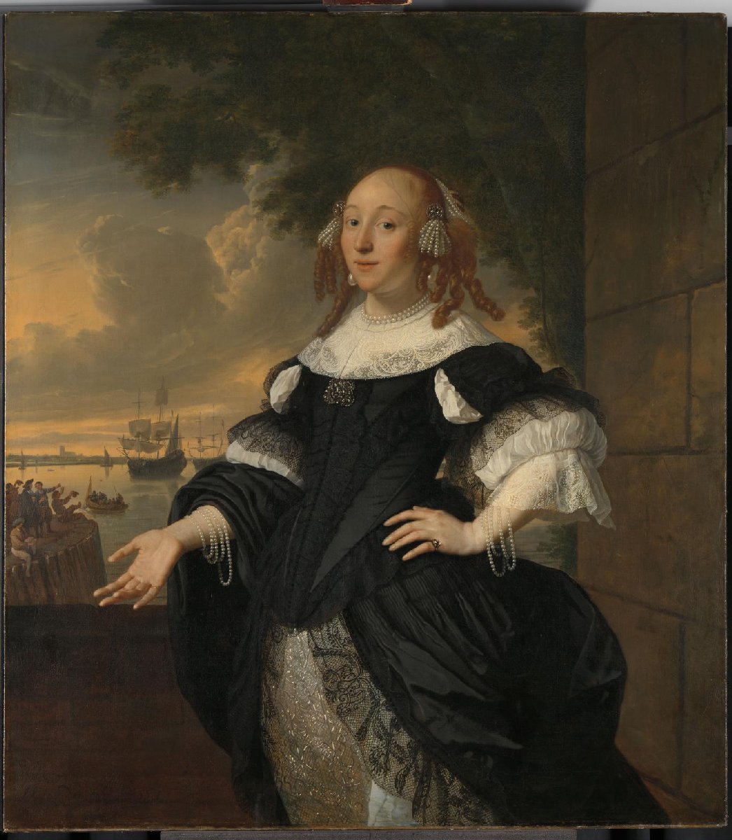 Geertruida den Dubbelde (1647-84). Echtgenote van Aert van Nes