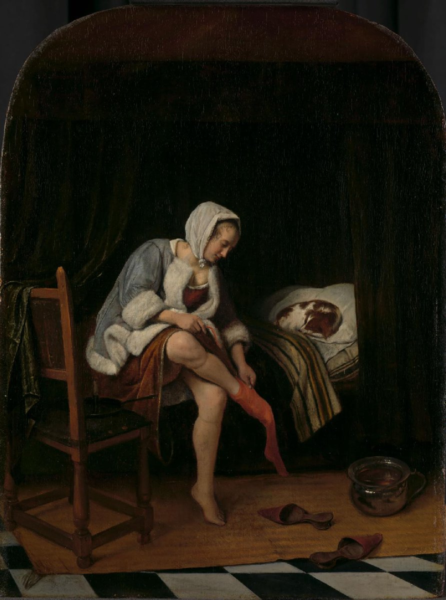 Woman at her Toilet