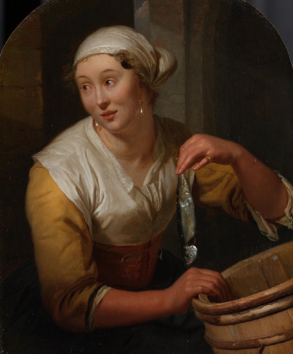 Woman Selling Herrings