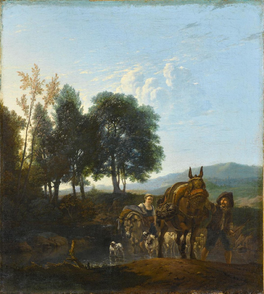 Landscape with Mule Driver