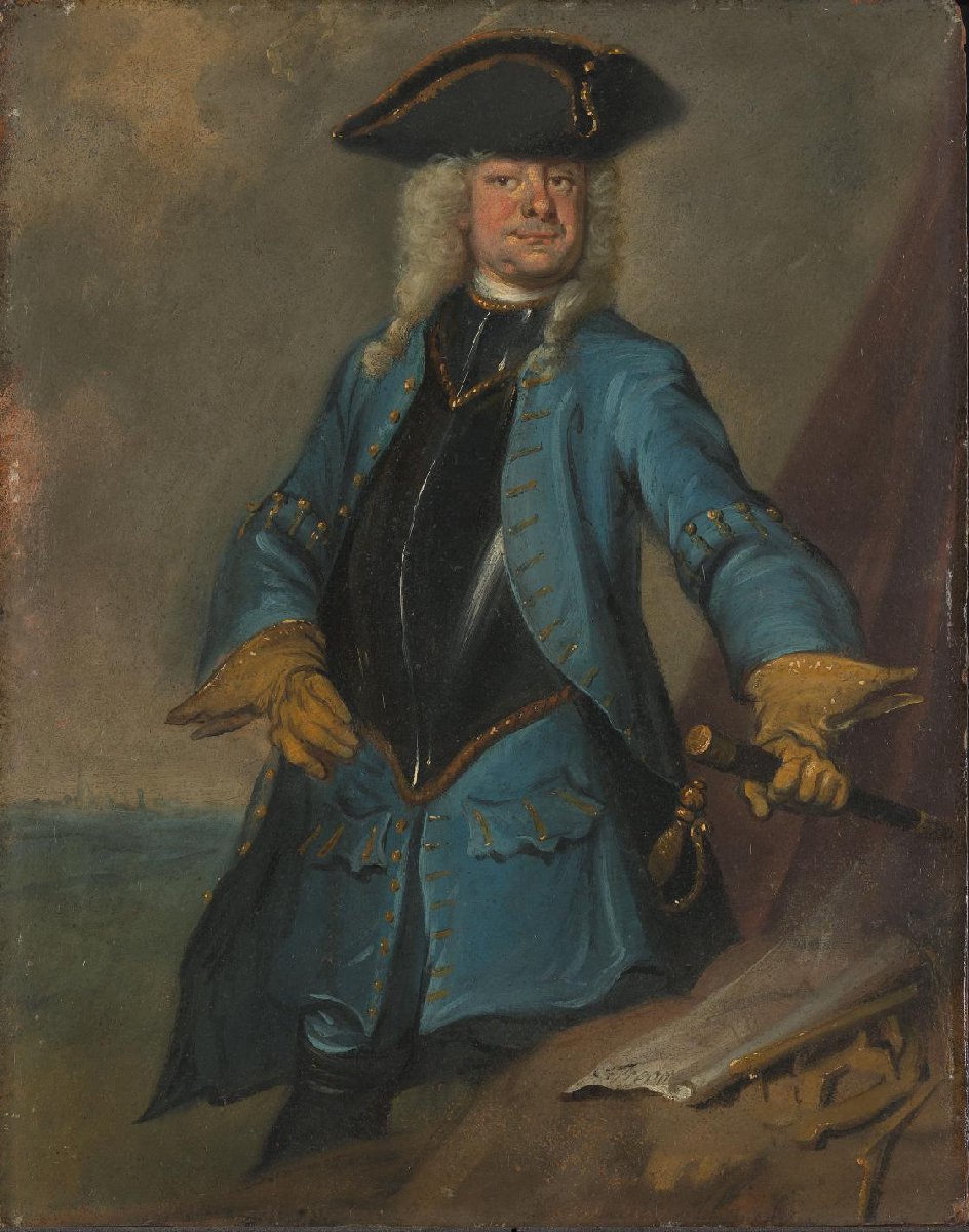 Gerrit Sichterman (1688-1730). Quartermaster-General of the Cavalry, Colonel of the Oranje-Groningen Infantry Regiment, Commandant of Grave