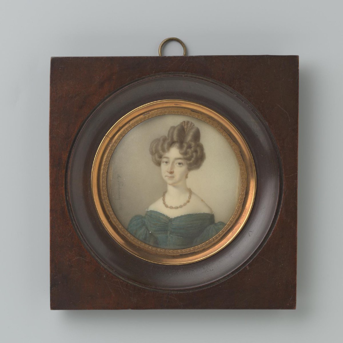 Portretminiatuur Geertruida Anna Elisabeth Hoffmann