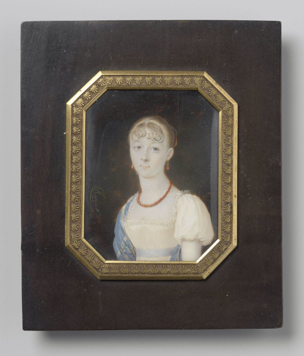 Portret of jonkvrouw Johanna Cornelia Mollerus (1792-1844)