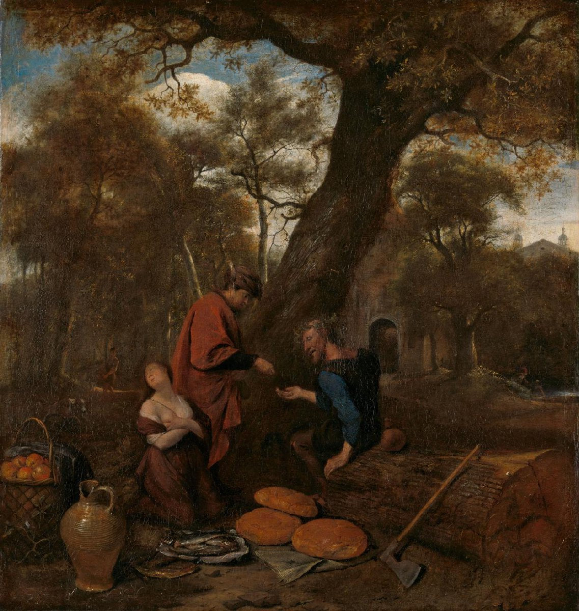 Erysichthon selling his daughter