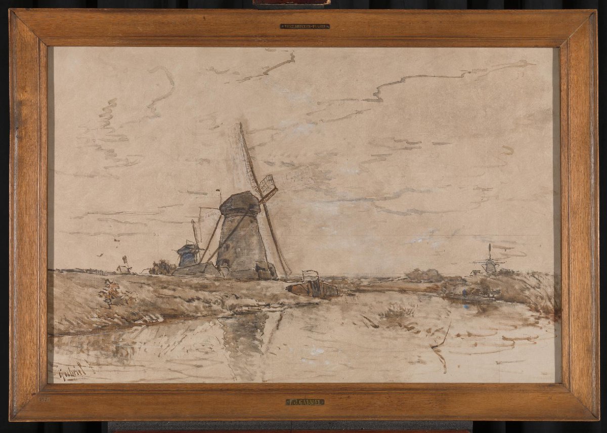 Landscape with Windmills