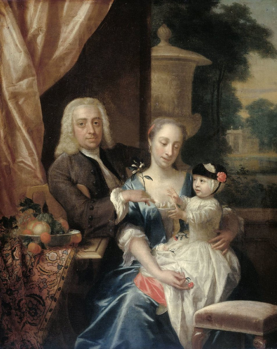 Isaac Parker, zijn echtgenote Justina Johanna Ramskrammer en hun zoontje Willem Alexander