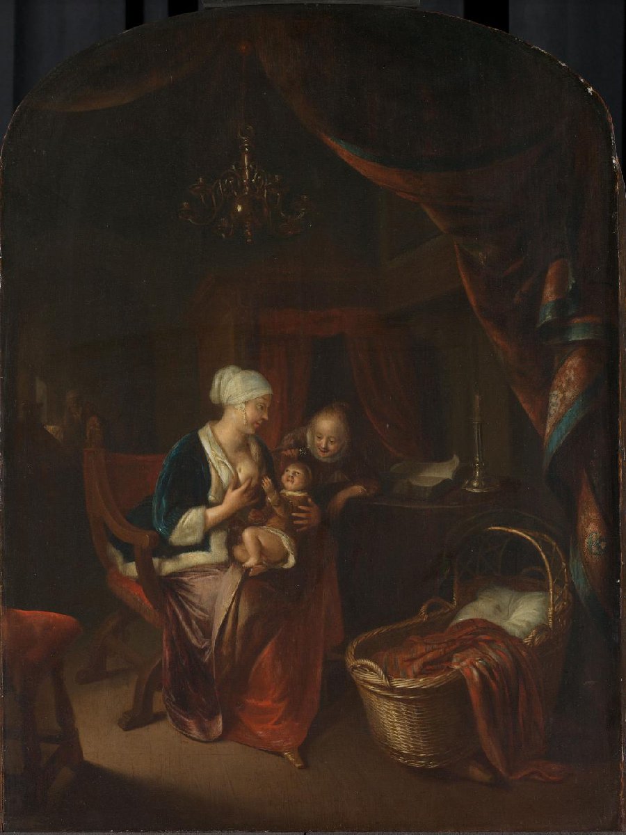 A Mother giving her Child the Breast