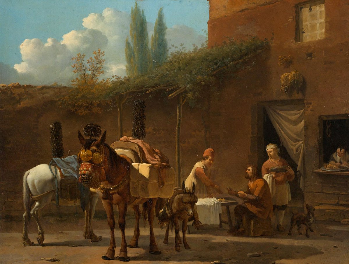 Muleteers at an Inn