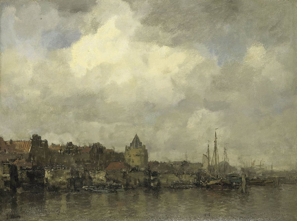 De Schreierstoren aan de Buitenkant te Amsterdam