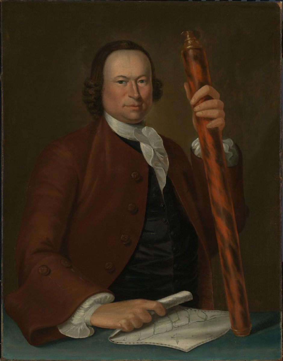 Portret van kapitein Dirk Simonsz (1727-1768)