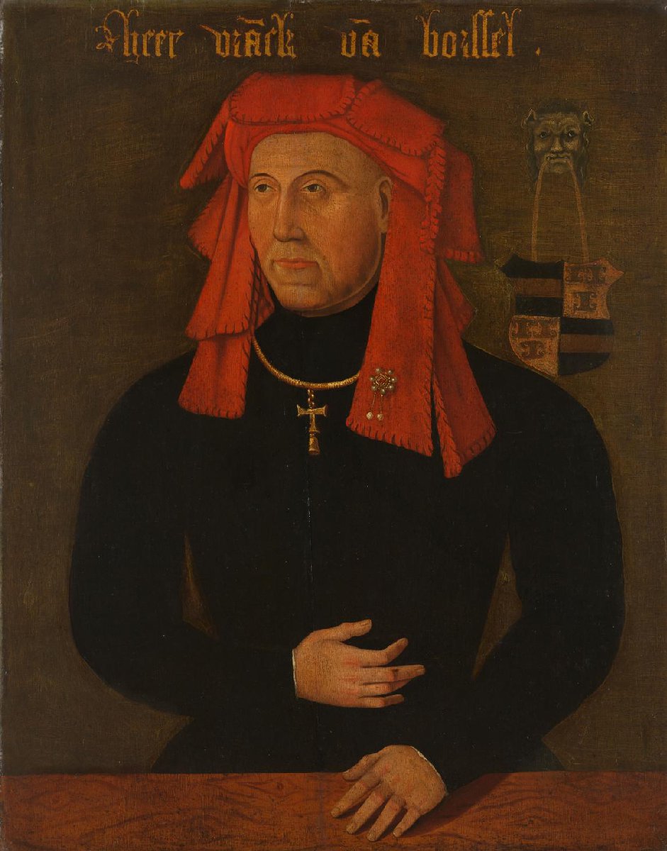 Portrait of Frank van Borselen, Lord of Sint Maartensdijk and Stadtholder of Holland, fourth Husband of Jacoba of Bavaria, Countess of Holland and Zeeland (Jacqueline, Countess of Hainaut)