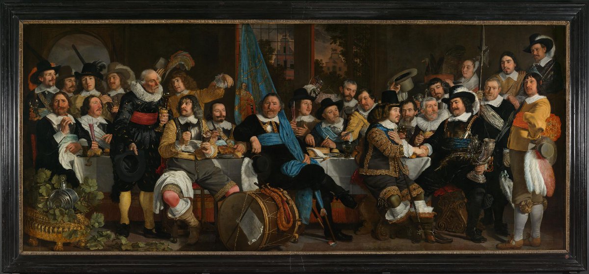 Schuttersmaaltijd ter viering van de Vrede van Munster