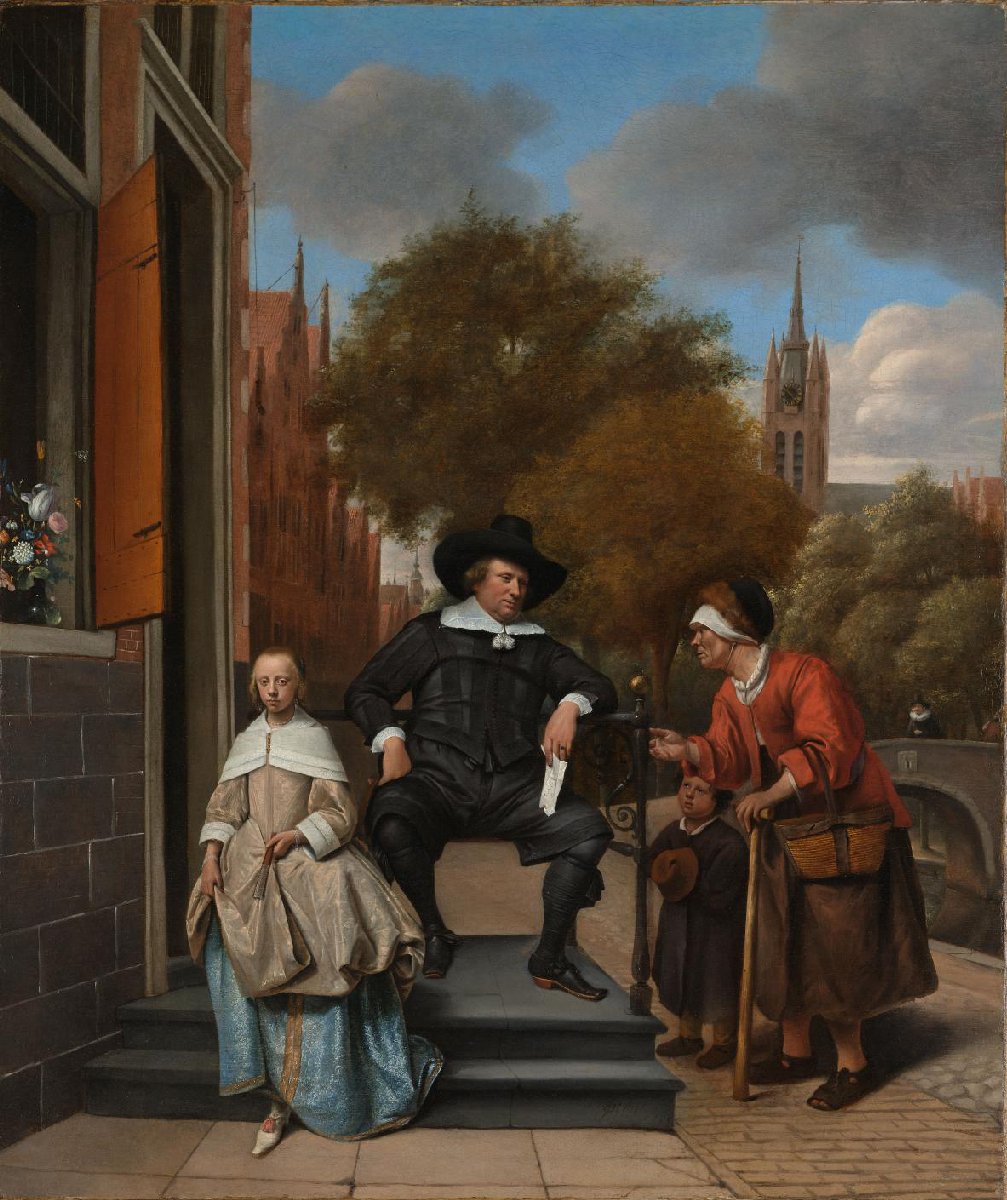 Adolf en Catharina Croeser, bekend als ‘De burgemeester van Delft en zijn dochter’