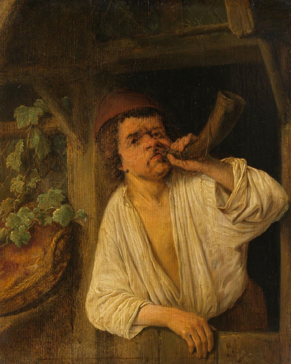 A Baker Sounding his Horn