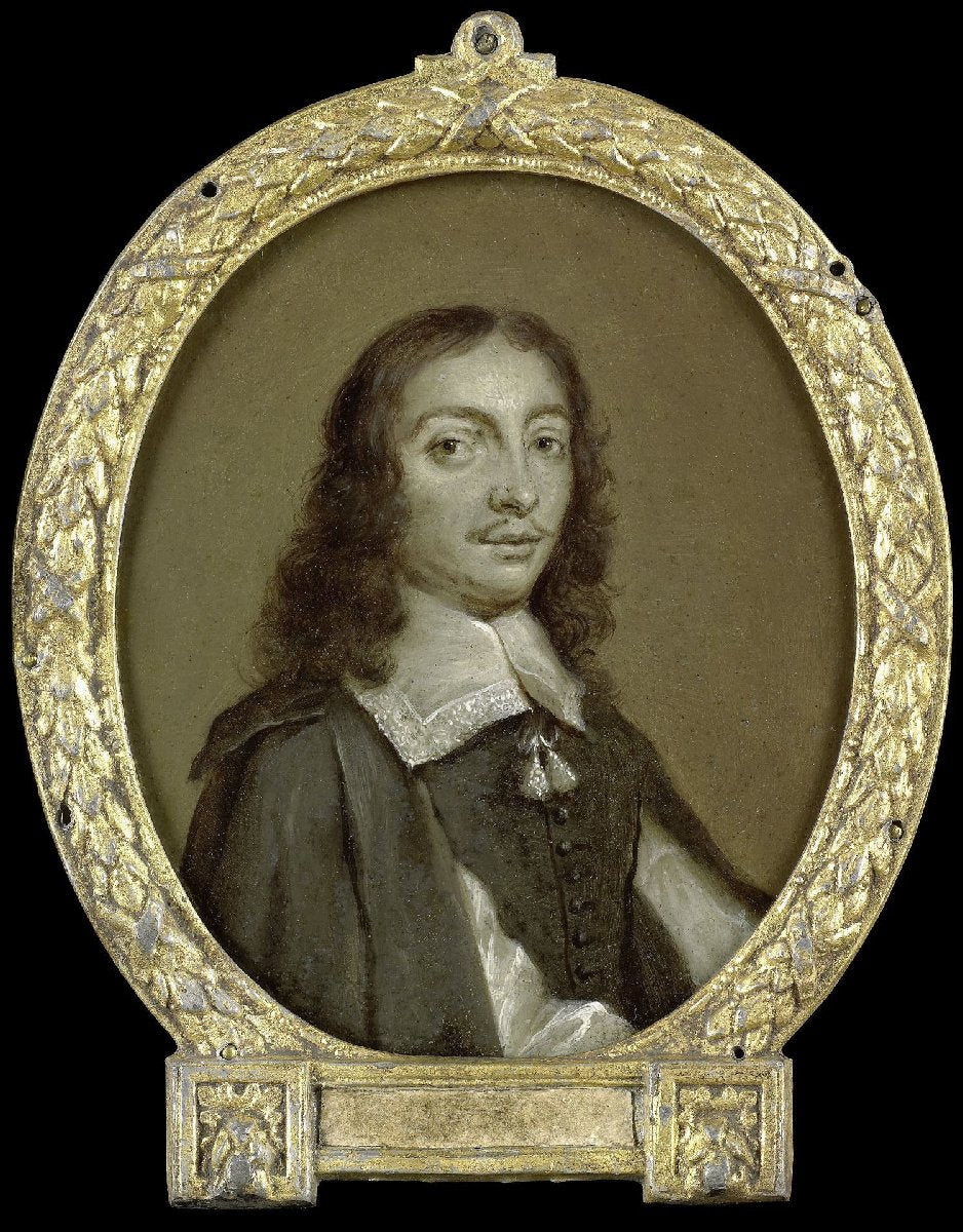 Portrait of Frans Godin, Poet in Brussels