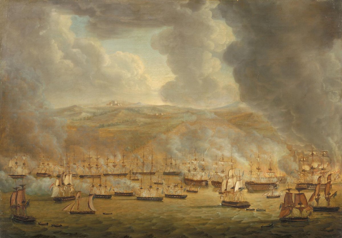 The Attack of the Combined Anglo-Dutch Squadron on Algiers, 1816