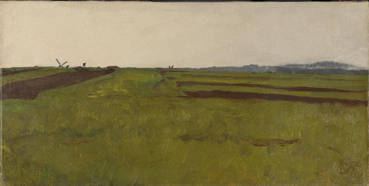 Landscape with fields