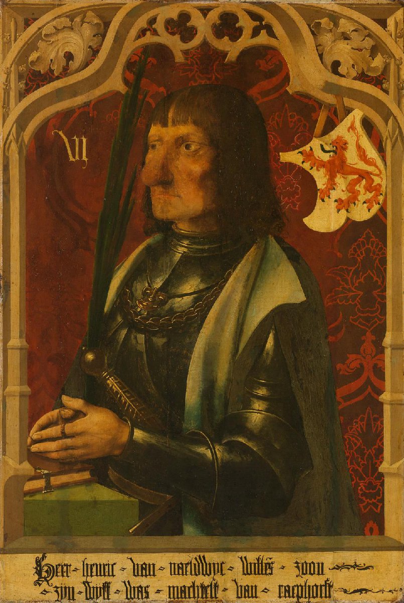 Portrait of Hendrik IV of Naaldwijk, Knight and Hereditary Marshall of Holland