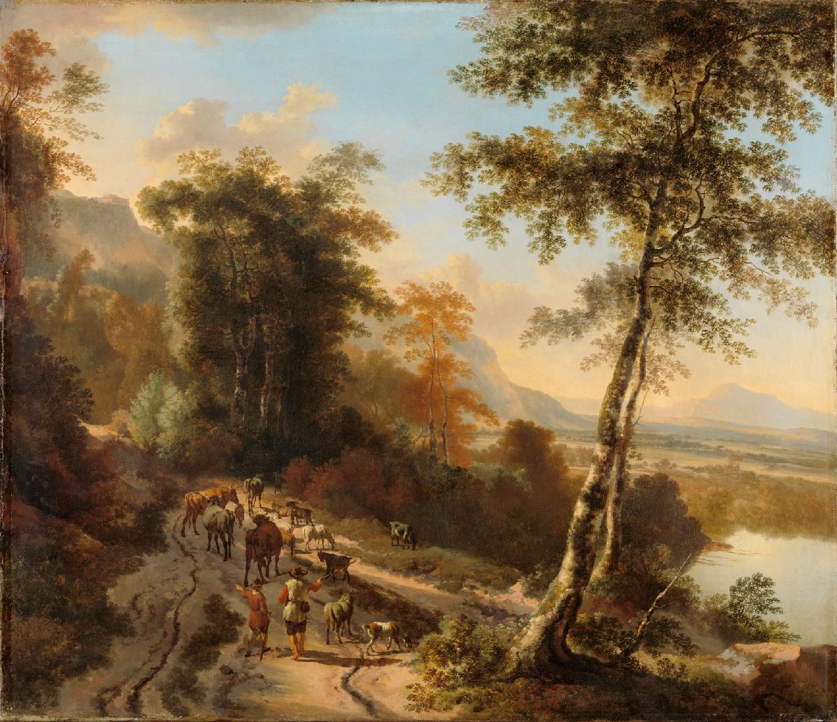 Landscape with Cattle Drivers