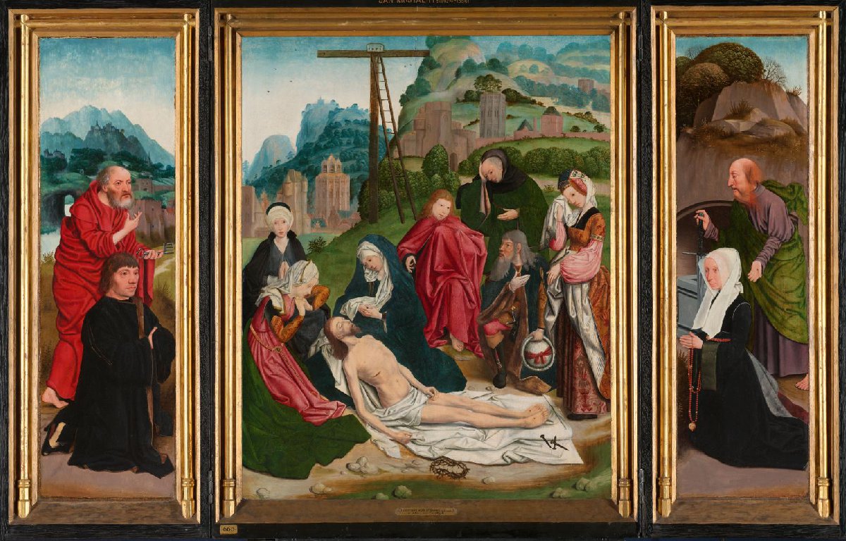 Triptych with the Lamentation