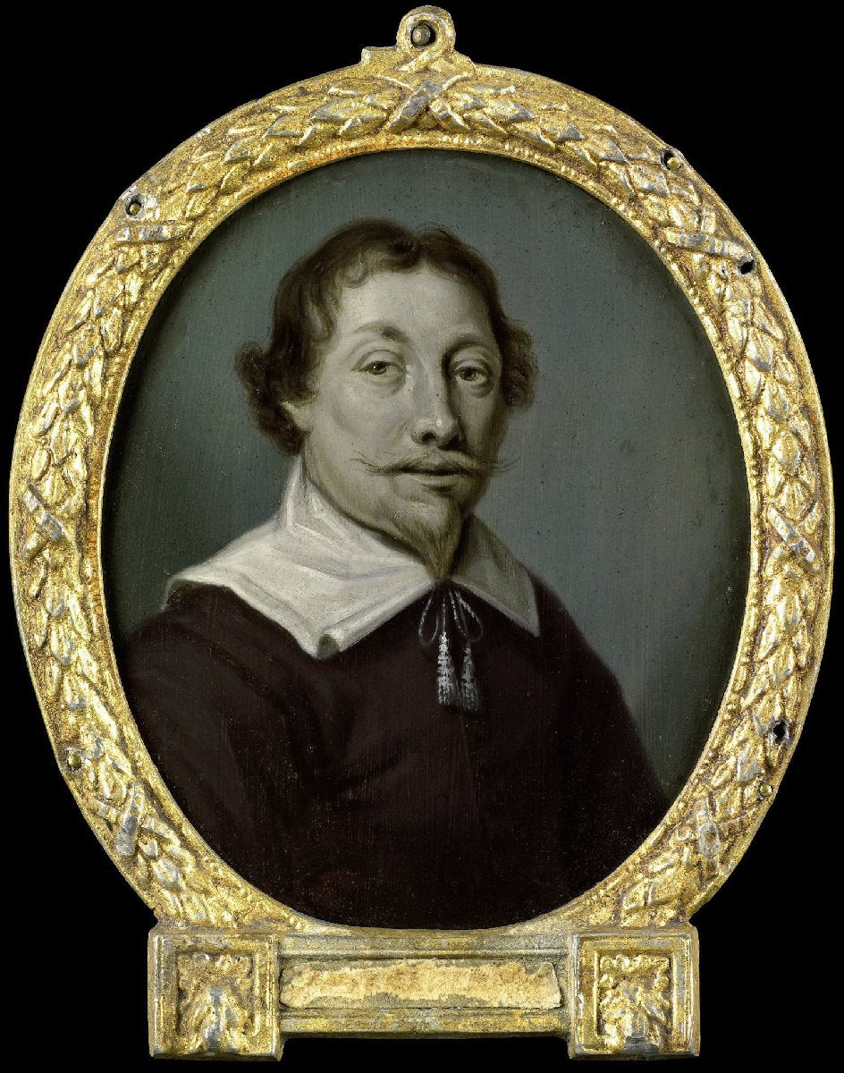 Portrait of Jan van der Veen, Pharmacist and Poet in Deventer